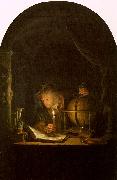 Gerrit Dou Astronomer by Candlelight painting